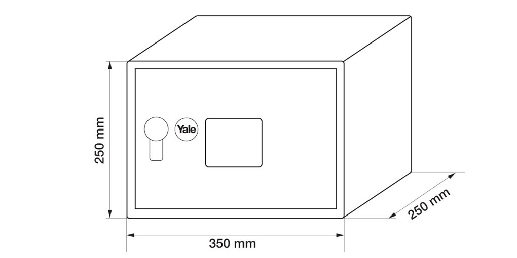 Caja fuerte yale mediana store